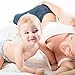 Extra Soft Organic Cotton Wireless Nursing & Maternity Sleep Bra (White, Small)