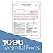1099 Misc Tax Forms 2019 - Tangible Values 4-Part Kit with Envelopes - Software Download Included, 25 Pack