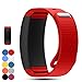 Feskio Samsung Gear Fit 2 Pro/Fit 2 SM-R360 Replacement Watch Band Strap Accessory Soft Silicone Wristband Strap Sport Band Bracelet for Samsung Gear Fit 2 Pro/SM-R360 Smartwatch