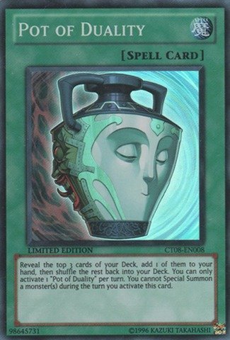 Yu-Gi-Oh! - Pot of Duality (CT08-EN008) - 2011 Collectors Tins - Limited Edition - Super Rare