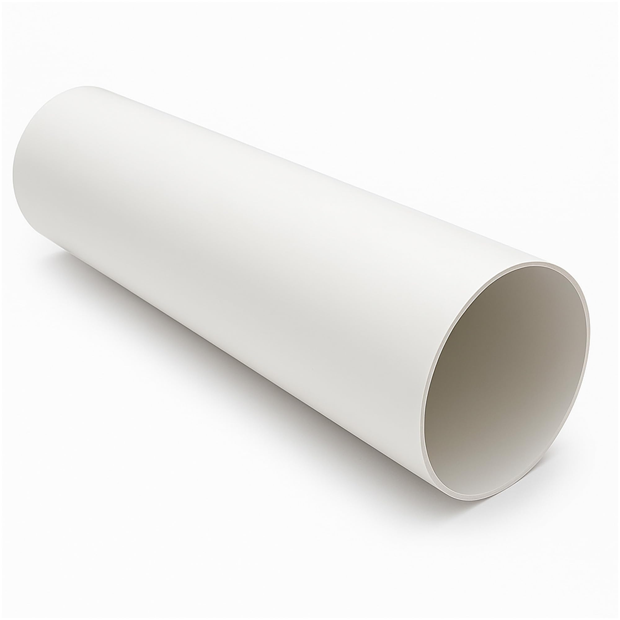 Fantronix 100mm x 350mm Rigid Plastic Duct Tube – Round Vent Pipe for AC Units, Extractor Fans & Ventilation Systems