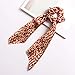 Beauty Wig World 3 Pcs Silk Scrunchies Leopard Hair Scarf Ponytail Holder Elastic Hair Bands Scrunchy Ties Hair Accessories for Women Girls