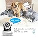 Wireless IP Camera 720P HD - Pan/Tilt/Zoom WiFi Remote Control Indoor PTZ Camera Video Surveillance System Night Vision Two-Way Audio Motion Detection Nanny Cam Home & Office Security
