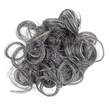 New Style Scrunchie Hair Extension Curly Up Do (Black Grey Mix) [Misc.] Synthetic