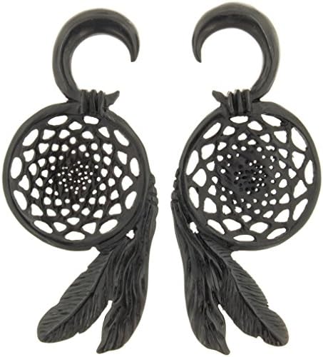 Pair of Arang Wood Dream Catchers - HXA45: 4g