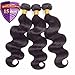 3 Bundles Brazilian Body Wave Hair with Closure, Brazilian Body Wave Bundles With Closure, Body Wave Hair Extensions with Closure, Soft Untangled Silky Thick(18&20&22 +16)