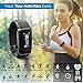 ZyMaSh Fitness Tracker – Color Smart Watch – Heart Rate Fitness Tracker – IP68 Waterproof ‎Fitness Watch – Fit Watch Tracker Pedometer for Men, Women, Kids – Activity Tracker