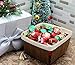 One Quart Wooden Berry Baskets (8-Pack)