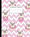 Composition Notebook: Cute Wide Ruled Paper Notebook Journal | Nifty Baby Pink Pug & Donut Wide Blan by Simple Composition Notebooks