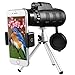 Esolom Compact Monocular Telescope for Adults 8-24×30 High Power Monocular with Holder & Tripod for Smartphone IP5 Waterproof Monocular with FMC BAK4 Prism 30mm Lens Dual Focus for Watching (40mm)