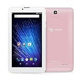 Yuntab 7 inch Android 6.0 3G Tablet pc Alloy Metal back Unlocked Smartphone Quad Core IPS 1024x600 Screen 1GB+8GB MID Phablet Pad 2800Mha with WIFI, GPS and Bluetooth Dual Camera (Rose Gold)