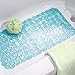iDesign Pebblz Suction Non-Slip Bath Mat for Shower Bathtub, Stall, Set of 1, Blue