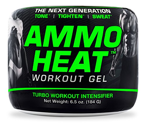 AmmoHeat 6.5 oz. | Thermogenic Fat Burner and Skin Tightening Topical Gel | Sweat and Weight Loss Intensifier - Tone, Tighten, and Sweat | Made with ShapePerfection Collagen Capsaicin AmmoHeat 6.5 oz. | Thermogenic Fat Burner and Skin Tightening Topical Gel | Sweat and Weight Loss Intensifier - Tone, Tighten, and Sweat | Made with ShapePerfection Collagen Capsaicin