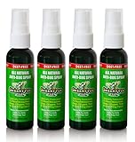 Skedattle All-Natural Insect Repellent - DEET-Free - Safe for Kids and Pets, 2 fl oz. Travel Spray, 4 Pack