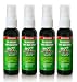 Skedattle All Natural Insect Repellent with Essential Oils Anti-Bug Spray, Travel Size, 2 fl oz, 4 Pack