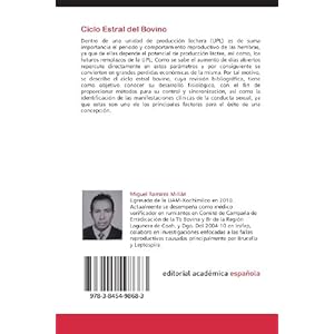 Ciclo Estral del Bovino: Fisiología y Control (Spanish Edition)