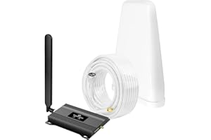 ISNMDND Cell Phone Booster for Home and Office | 65dB High-Gain Amplifier for Verizon Band 13 5G & 4G LTE | Boosts Signal for Data Carriers Up to 4000 Sq.Ft | FCC Certified