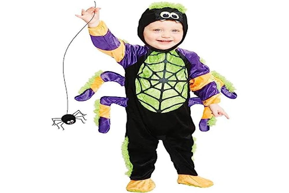 amscan 9907516 Childs Little Crawly Spider Halloween Fancy Dress Costume Age 3-4 Years