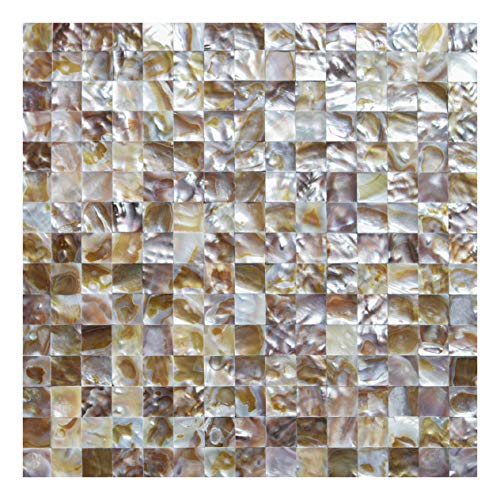 Art3d Peel and Stick Mother of Pearl Shell Tile for Kitchen
