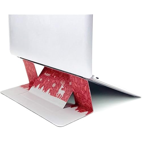 MOFT Invisible Slim Laptop Stand, Adhesive and Reusable, Adjustable Perfect Viewing Angles, Compatible with Laptops Up to 15.6"