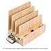 MobileVision Bamboo Charging Station & Multi Device Organizer Slim Version w/USB Charging Strip Included for Smartphones, Tablets, and Laptops