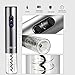 Electric Wine Opener Gift Set Battery Operated Corkscrew, Foil Cutter, Vacuum Stopper and Wine Pourer (Batteries Not Included)