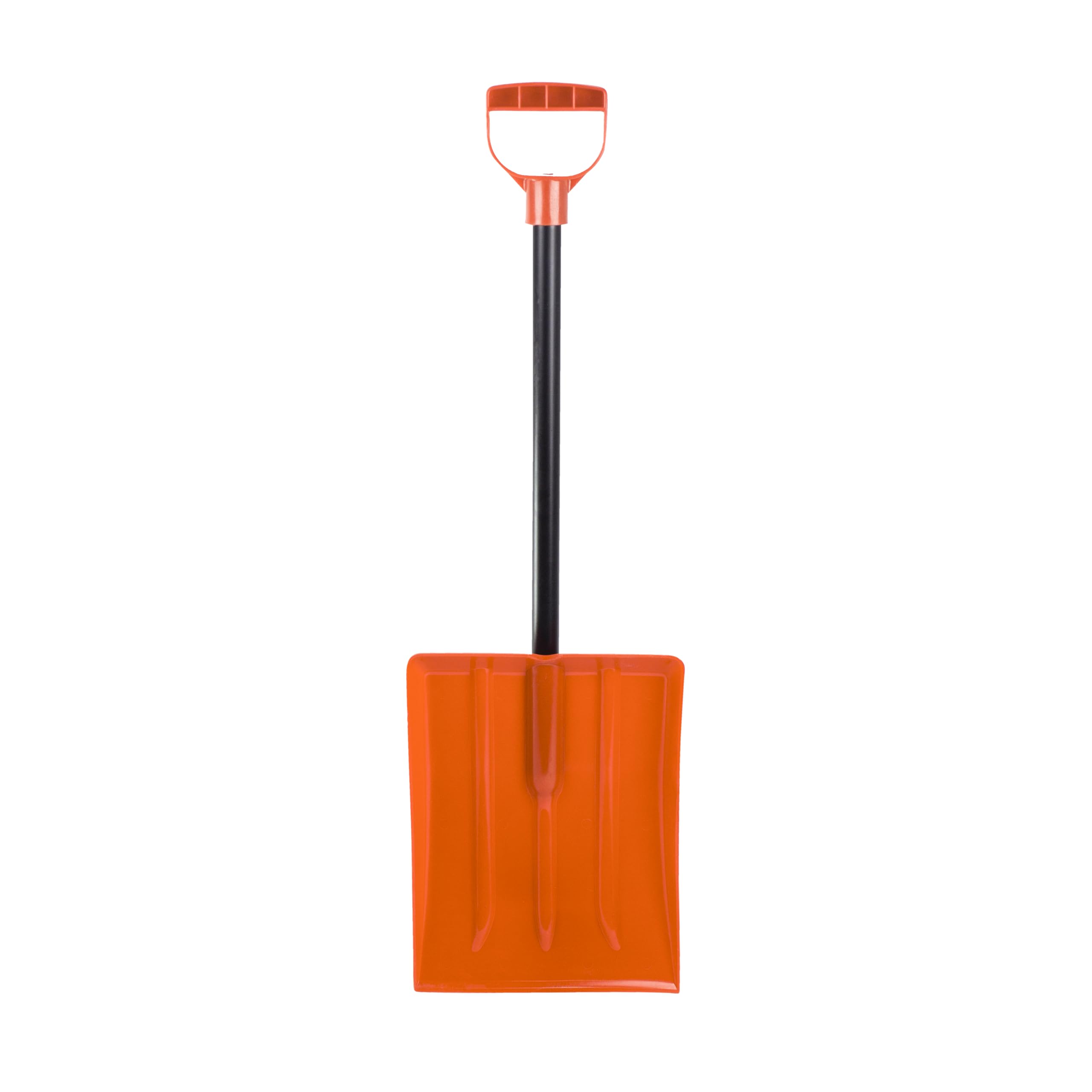 Photo 1 of ERA 10-Inch Emergency Trunk Shovel — Compact and Portable Tool, High-Visibility Orange