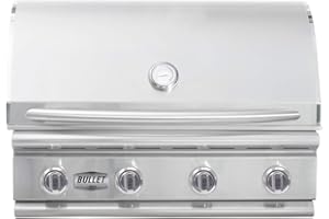 Bullet by Bull Outdoor Products 48109 Bronco Bullet by Bull 4 Burner Grill Natural Gas, Stainless Steel