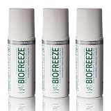 Biofreeze Pain Relief Gel, 3 oz. Colorless Roll-On, Pack of 3