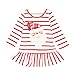 Girls Tops,Haoricu 2017 Hot Sale Baby Girls Striped Christmas Santa Claus Dress Toddler Kids Outfits Clothes
