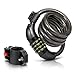Toplus Bike Cable Lock, 4-Feet Cable Resettable Combination Lock with Complimentary Mounting Bracket