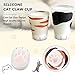 Cat Claw Cup Silicone Cat Paw Cat Foot Pet Claw Print Frosted Cup Cute Tumbler Anti-fall Not Deformed Personality for Breakfast Milk Coffee Ideal Gift (Tiger Spot, 300ml)thumb 3