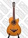 Oscar Schmidt OH52SE Solid Cedar Top Bajo Sexto Acoustic-Electric Guitar with Deluxe Padded Gig Bag