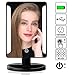 EMMarketing Natural Light Cosmetic Vanity Mirror with 10x Magnification - 36 Adjustable LEDs, Detachable Mini-Mirror, Super Portable