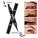 1 PCS Eyeliner Stamp Makeup Waterproof Long Lasting Liquid Eye liner Pen Cosmetic Tool for winged Cat Eye - Black