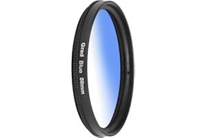 Lens Filter 58mm Gradient Filter Multilayer Coating Waterproof Gradual Colour Lens Filter for Camera Filters for Various Effe