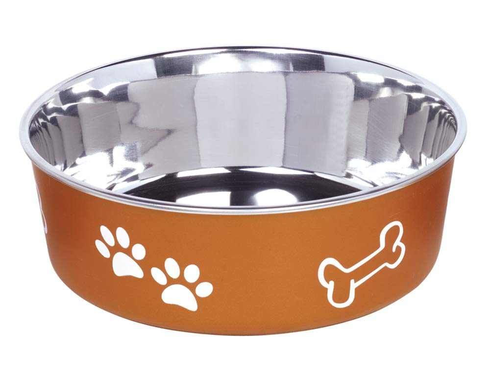 Nobby Fusion Stainless Steel Bowl Non-Slip Copper 20 cm 1.80 Litres