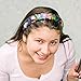 6 PCS Reversible Sequins Headbands for Girls and Women - Non Slip Mermaid Style Flip Sequin Wide Headband Set with Elastic Cord - Fashion Hair Accessories - Great Party Favors
