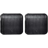 GRAND ORANGE Brake and Clutch Pedal Pad Kit, Compatible with Jeep Wrangler TJ LJ 1987-2006 Fit Jeep Cherokee XJ 1987-2001 52002750 20780 2pcs Black Brake Pedal Covers