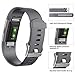 GEAK Bands for Fitbit Charge 2, Adjustable Classic Wristbands for Fitbit Charge 2, Large Black Gray Slate