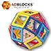 4DBlocks - Play it , Love it! - Magnetic Building Block Set – 84 Pieces 2.52inch– Promotes Creativity, Imagination & Brain Development–The Best Combination Of Recreation & Education For Children