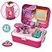 WenToyce Pretend Play Make up Kit Little Girls Dress-up Fake Cosmetic Set with Storage Backpack Box-No Mess Kids Beauty Salon