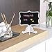 AUSTOR 14 PCS Mini Chalkboard Wedding Signs with Stand for Table, Food, Wedding and Party, White