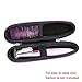 Hard EVA Travel Purple Case for Braun Silk-épil Bikini Trimmer Electric Shaver Styler and Hair Removal Tool Women FG1100 by Hermitshell