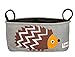 3 Sprouts Stroller Organizer, Hedgehog, Brown (USOHDG)
