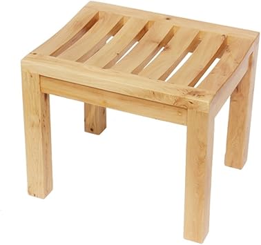 Amazon De Holz Badezimmer Dusche Hocker Bad Sitz Fur Altere Behinderte Oder Schwangere Frauen Gang