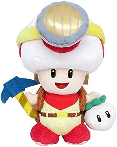 New 9" Standing Captain Toad 1409 Nintendo Marrio Little Buddy Plush