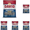 DAVID Roasted and Salted Original Jumbo Sunflower Seeds, 5.25 oz (Pack of 5)
