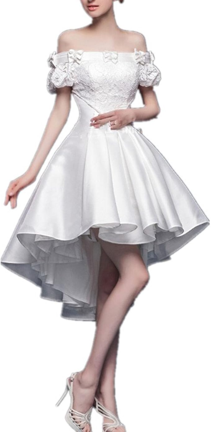 white short flare dress