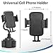 Cup Phone Holder for Car, Cell Phone Holder for Car Portable Cup Holder Phone Mount with Universal Adjustable Gooseneck for iPhone Samsung Galaxy and More (Black)